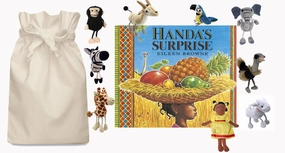 Character Level Handa's Surprise Story Sack with Puppet Company finger puppets