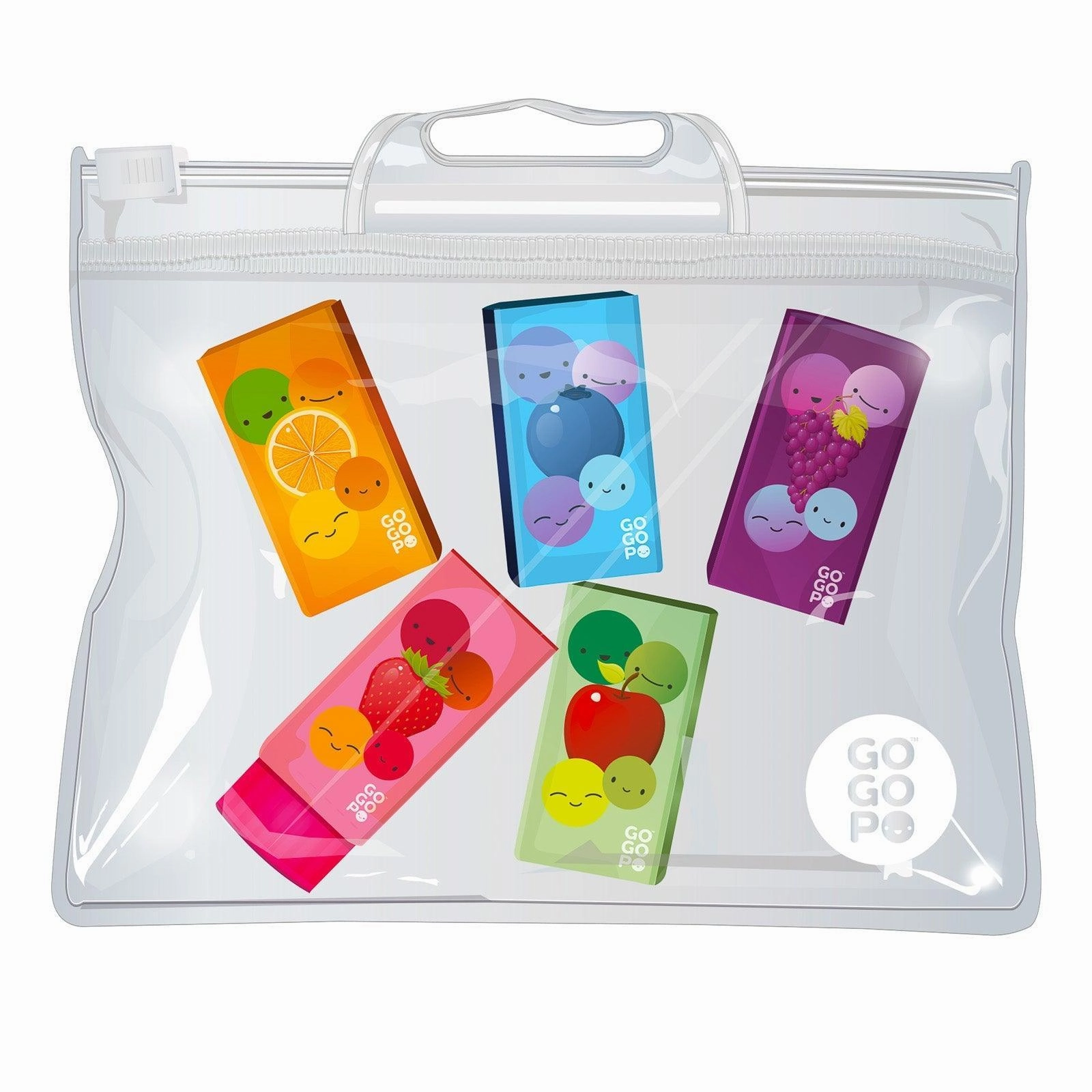 Test Tube GOGOPO Scented Erasers 5 Pack