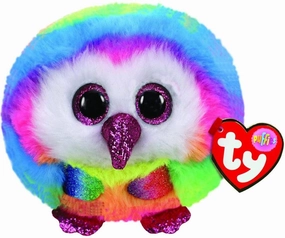 Ty Teeny Puffies Owen Owl 10cm Plush Competition Win