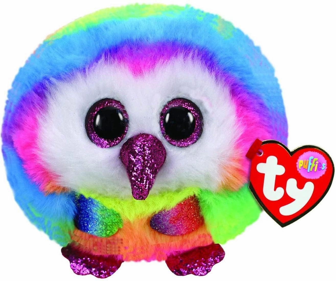 Ty Teeny Puffies Owen Owl 10cm Plush Competition Win