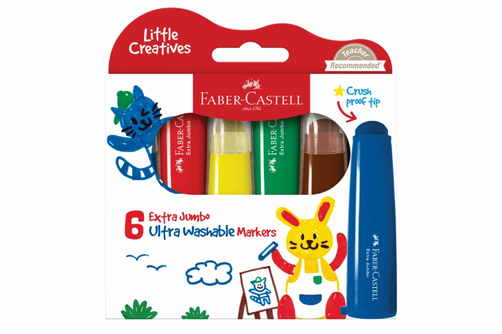 Little Creatives Jumbo Ultra Washable Markers Wave Motion