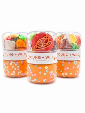 Lightweight Build Mermaid Friend Thanksgiving Grab & Go Dough Jar