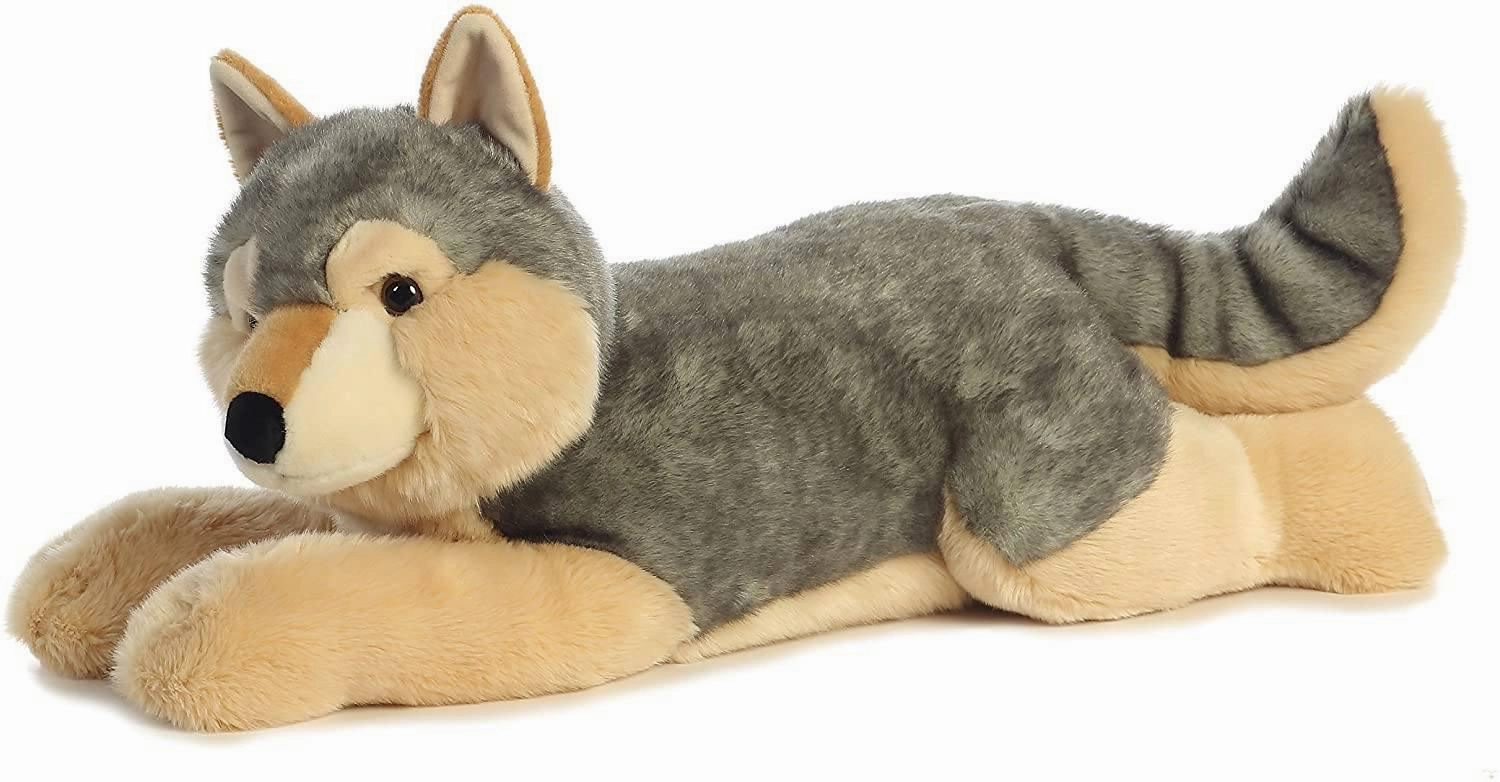 AURORA 31618 Super Flopsies Wolf 27-inch Soft Toy Belief Structure Species Preserve