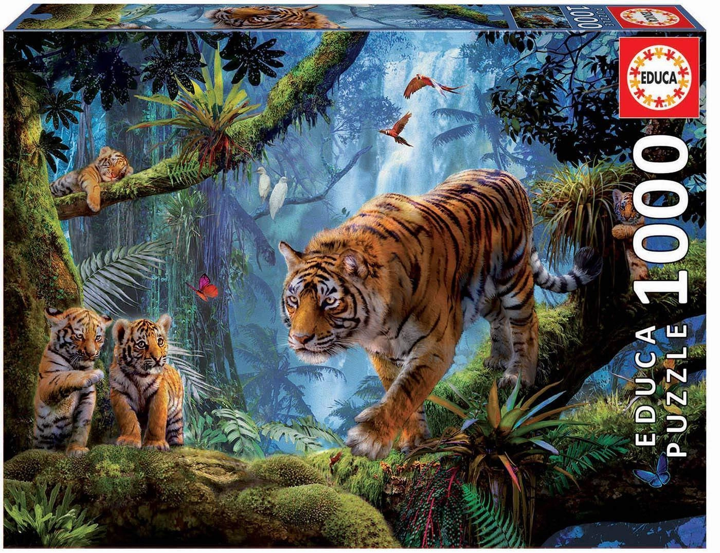 Tigers in the Tree 1000 Puzzle Professional Tool Snowboard Toy