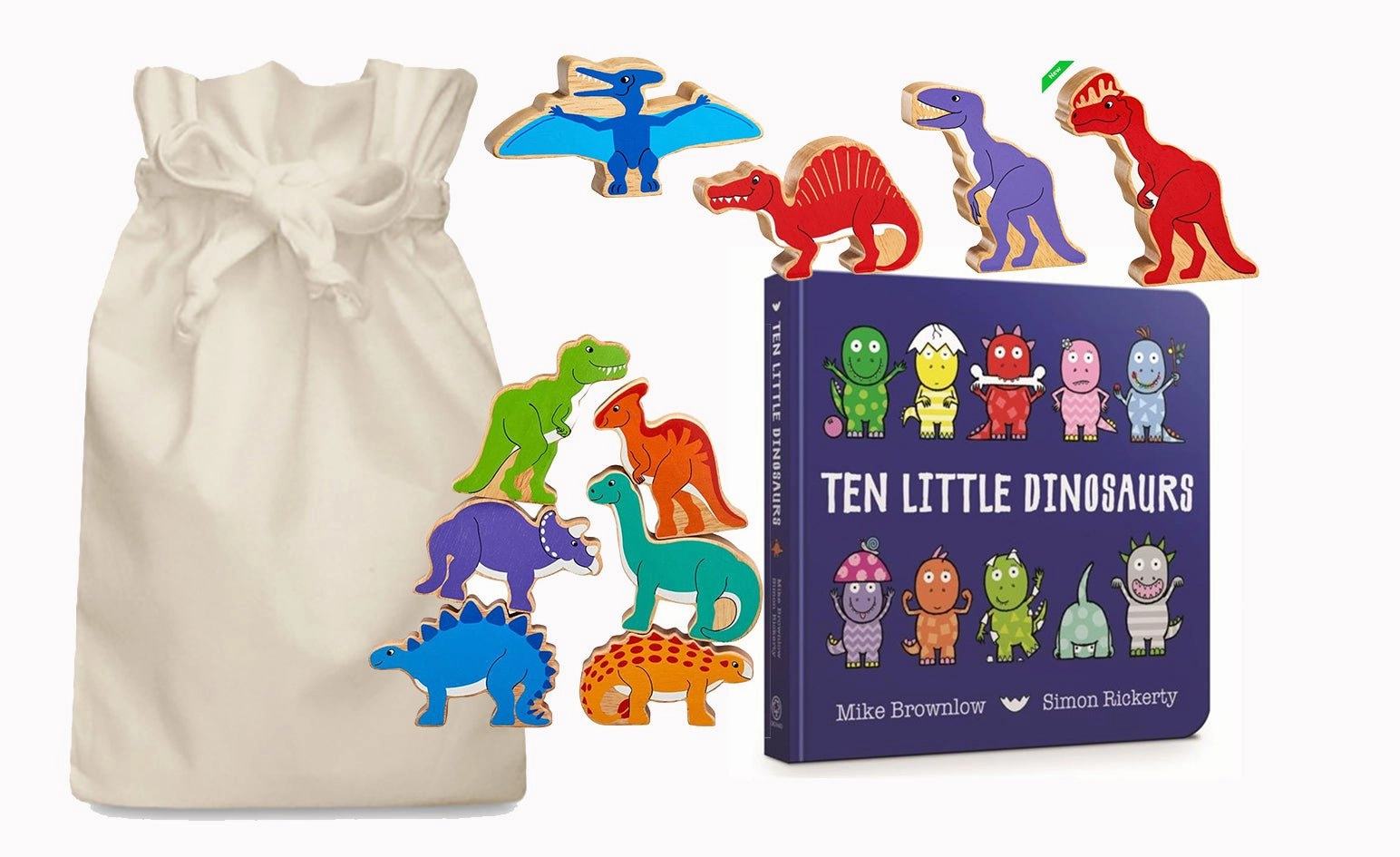 Ten Little Dinosaurs Story Sack with Lanka Kade Lab Safety