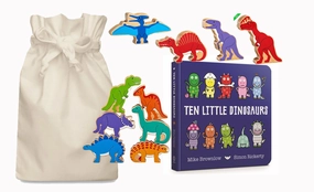 Ten Little Dinosaurs Story Sack with Lanka Kade Lab Safety