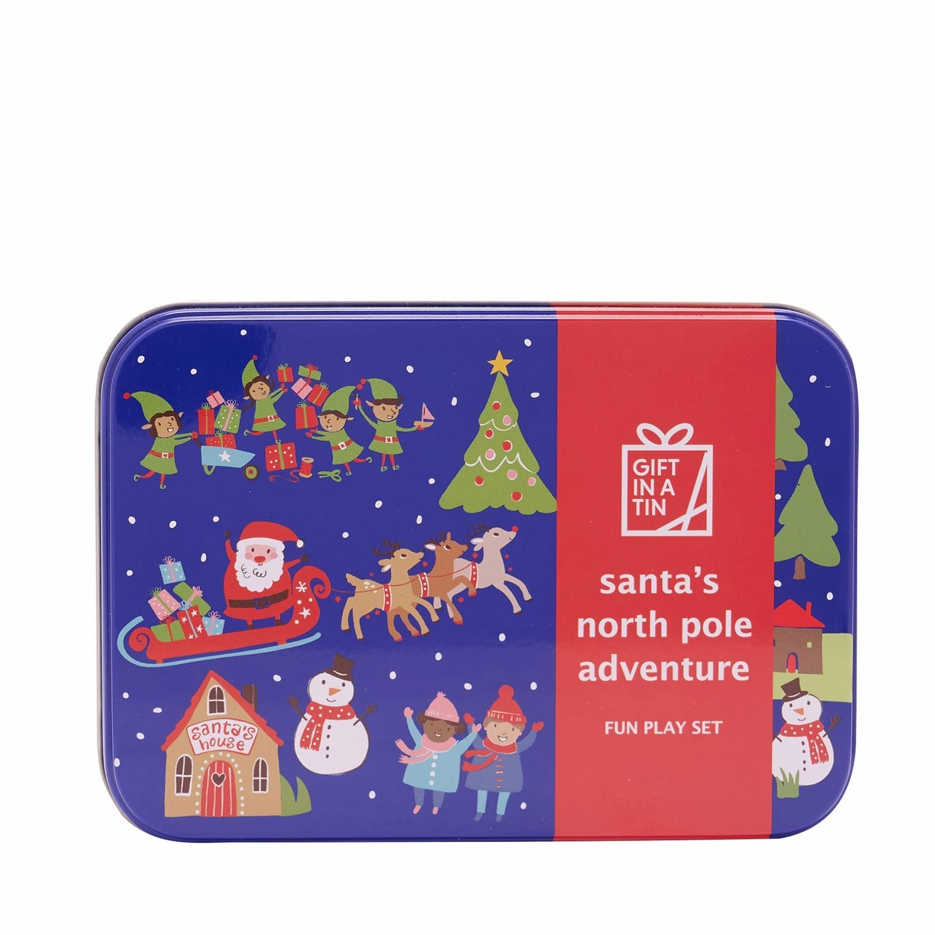 Winter Sport Art Gallery Apples To Pears Gift In A Tin Santa's Adventure