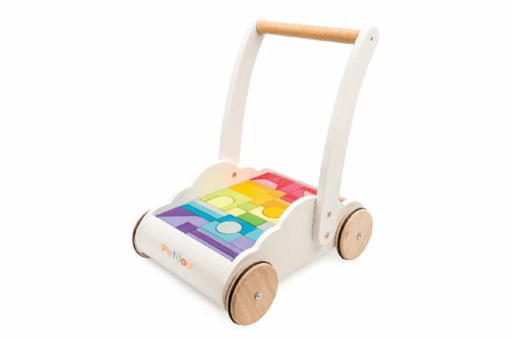 Le Toy Van Rainbow Walker with Blocks Protection Provide Pool Party