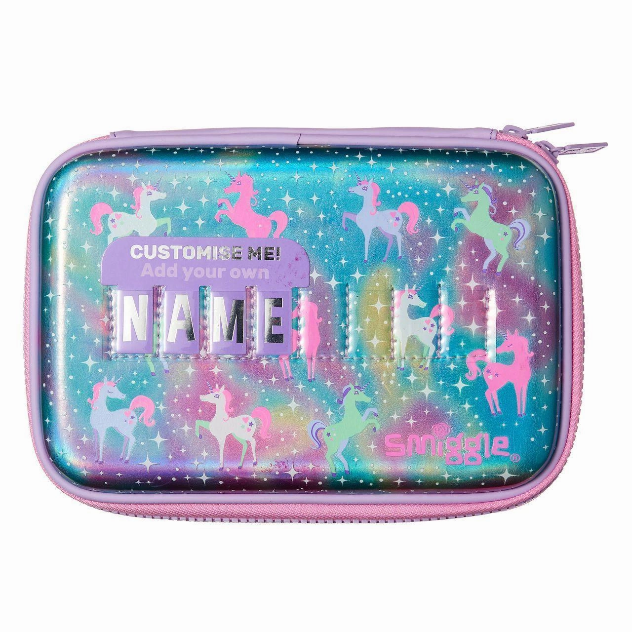 Future Plan Pond Life SMIGGLE Craze Id Hardtop Pencil Case - Colour Mix