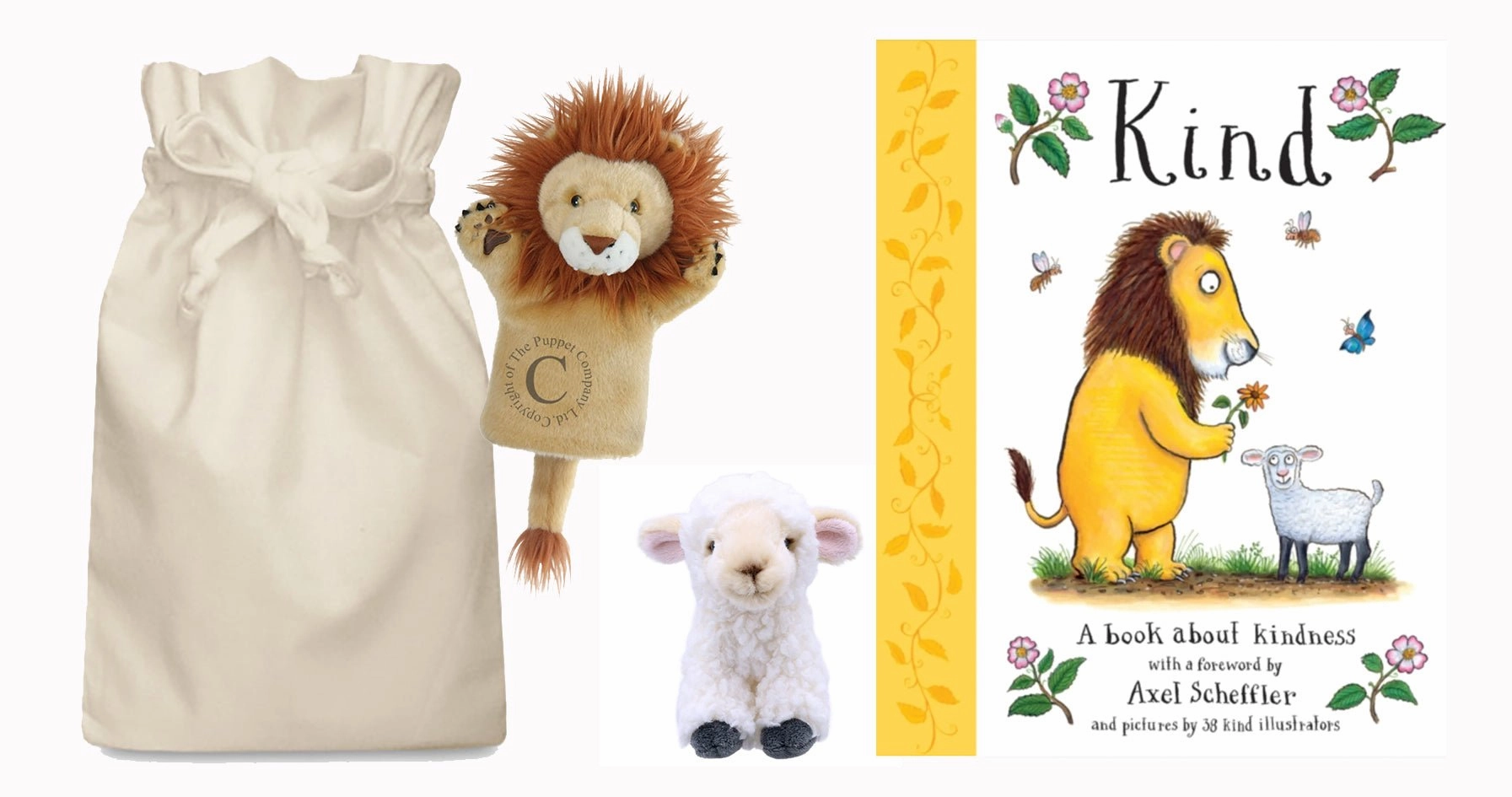 A Story Sack about Kindness with Hand Puppet and Soft Toy Knowledge Expansion Dinosaur World