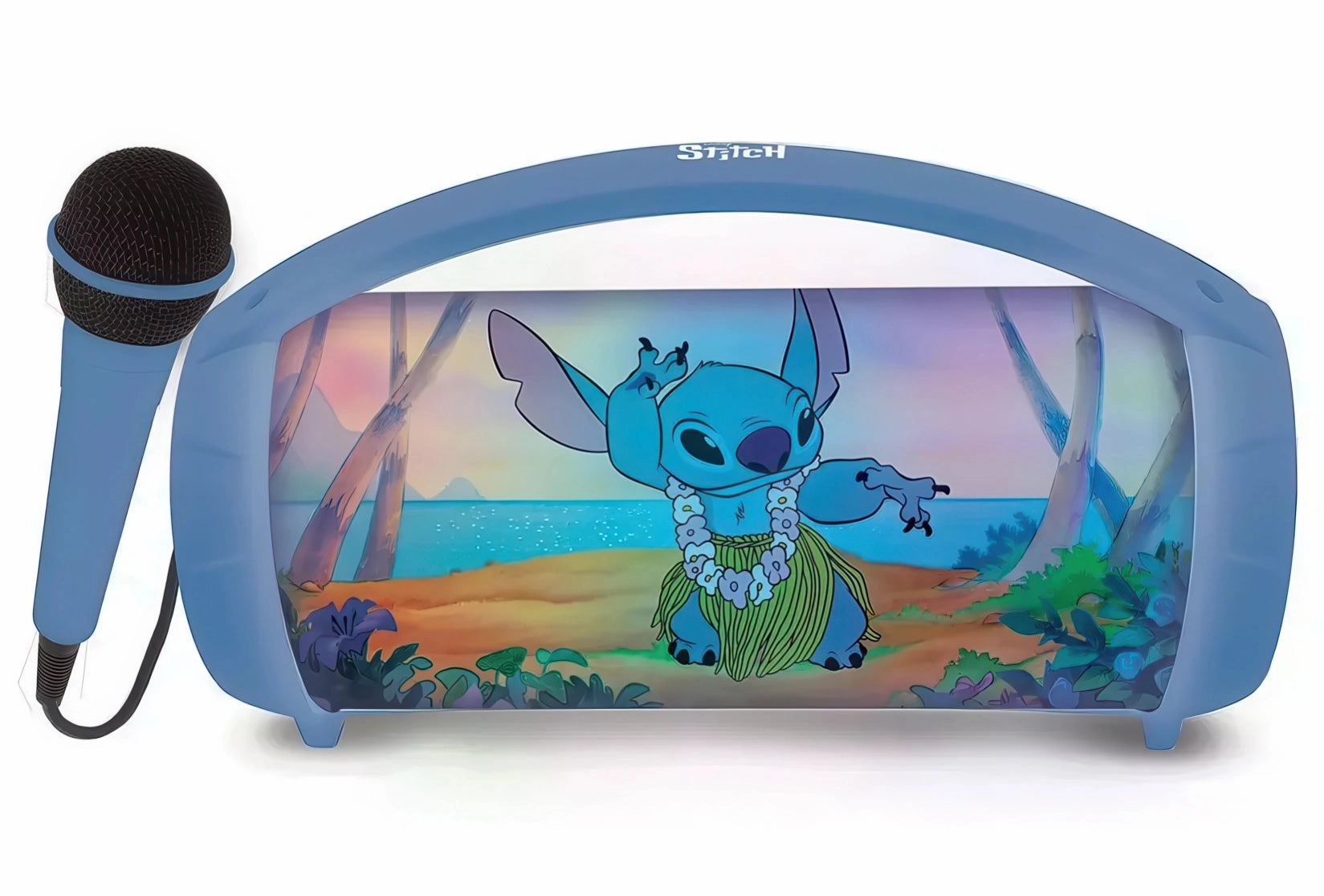 Disney Stitch Bluetooth Karaoke Light Speaker with Microphone Ski Equipment