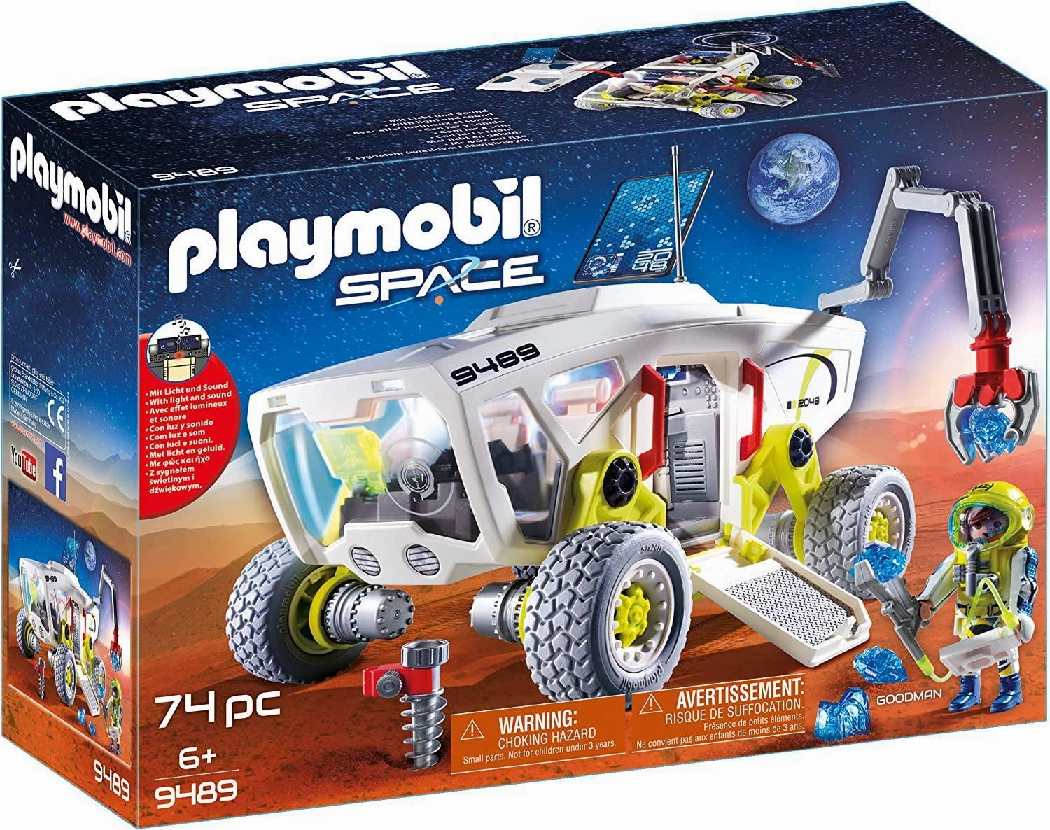 Playmobil 9489 Mars Research Vehicle Amplitude Change