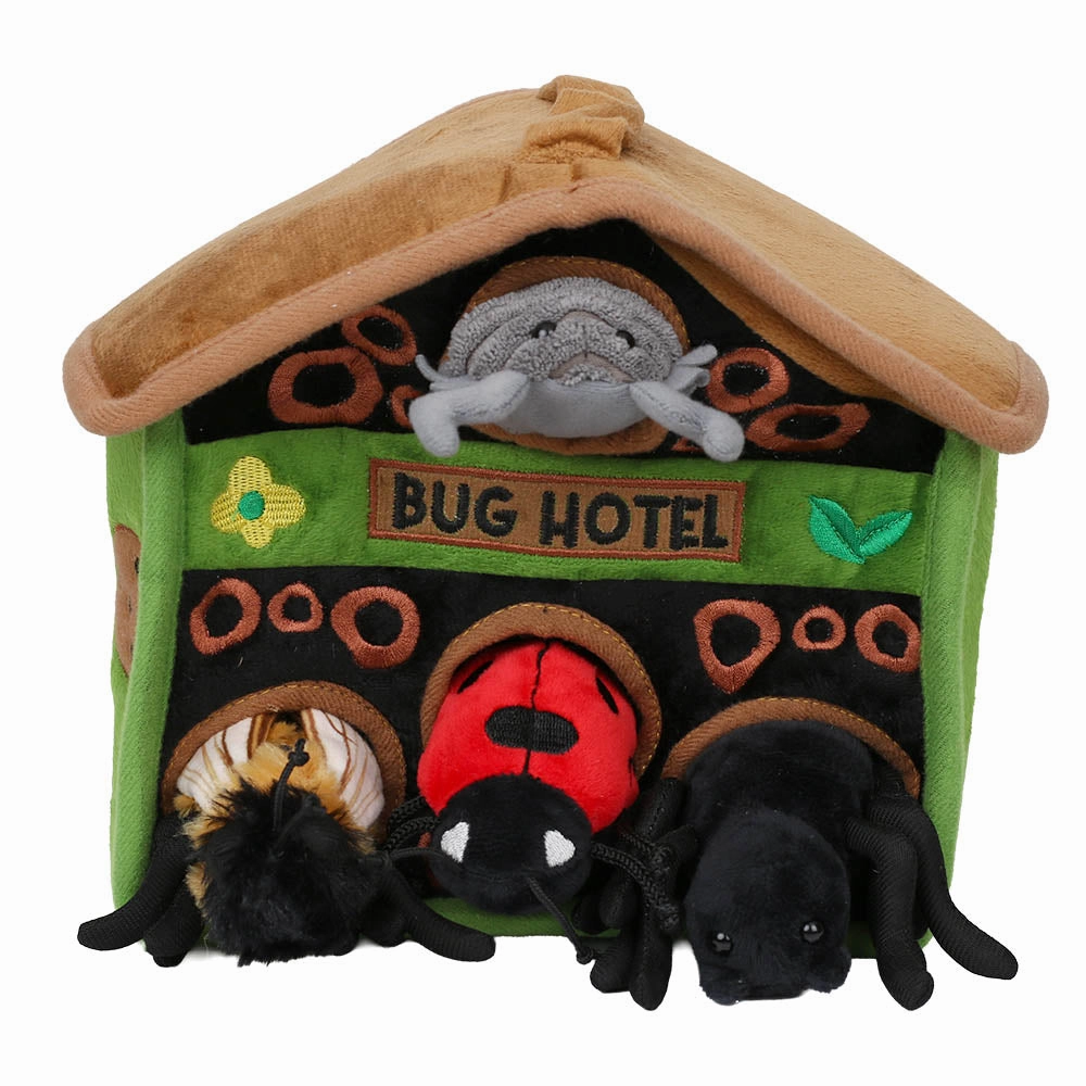 Hide-Away Puppets  Bug Hotel Soft Toy & Puppets Set Aquarium Design