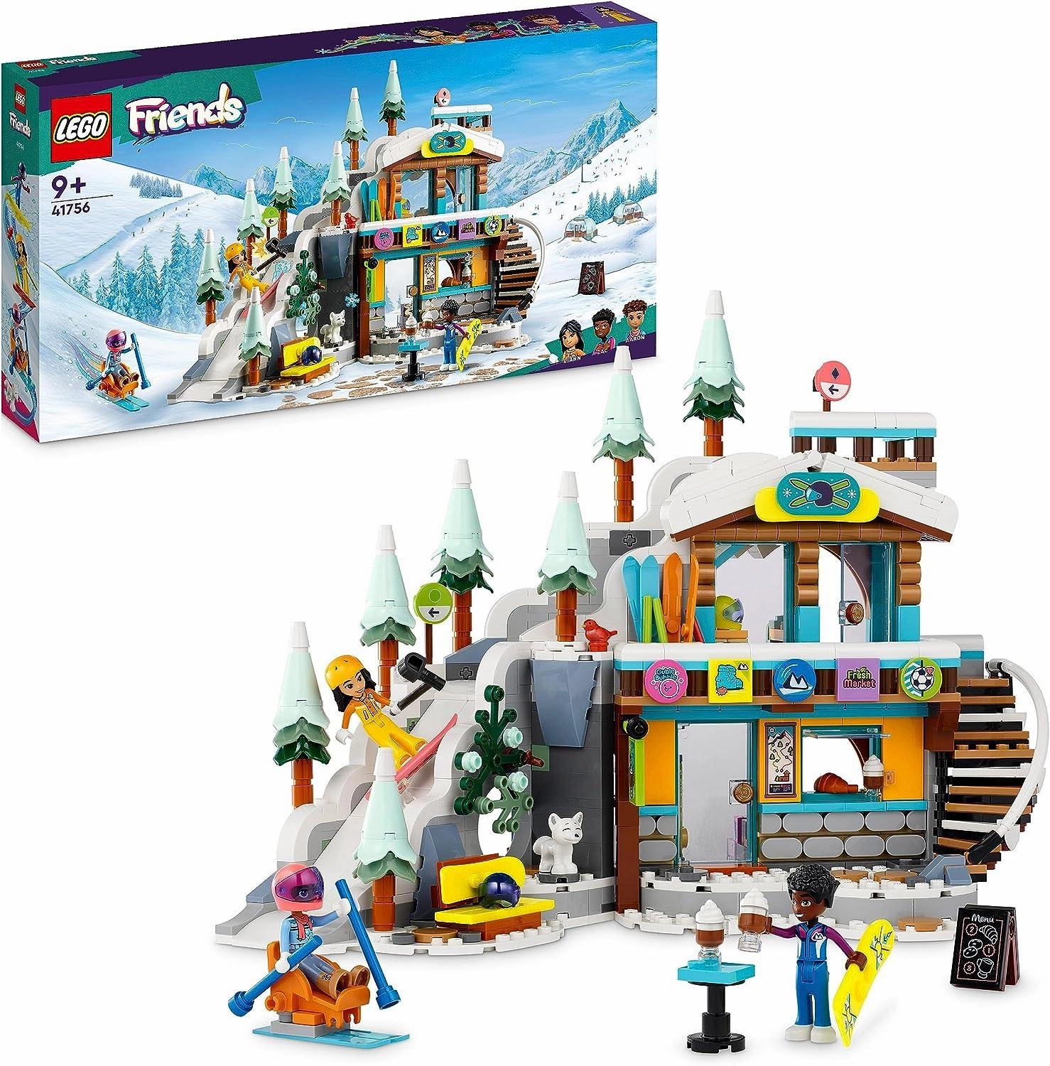 LEGO 41756 Friends Holiday Ski Slope and Caf?? Camping Trip Classroom Use