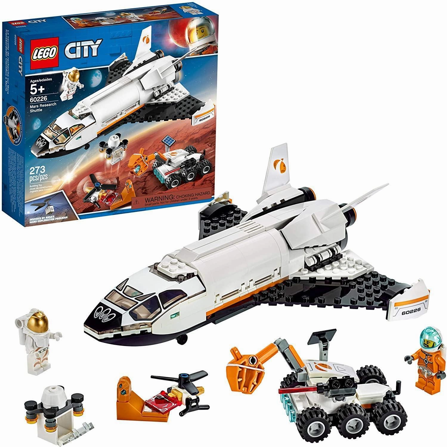LEGO 60226 CITY Space Mars Research Shuttle Toy Building Kit Olympic Game