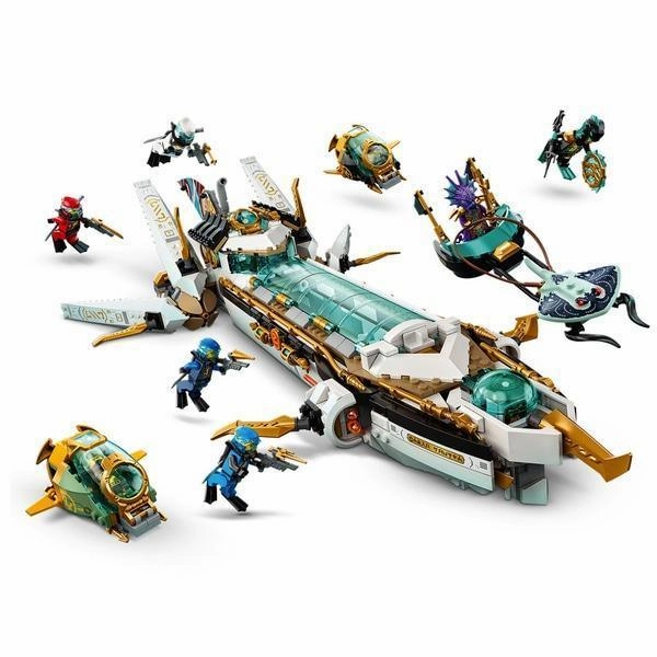 LEGO 71756 Hydro Bounty Submarine Toy Building Set Discovery Point