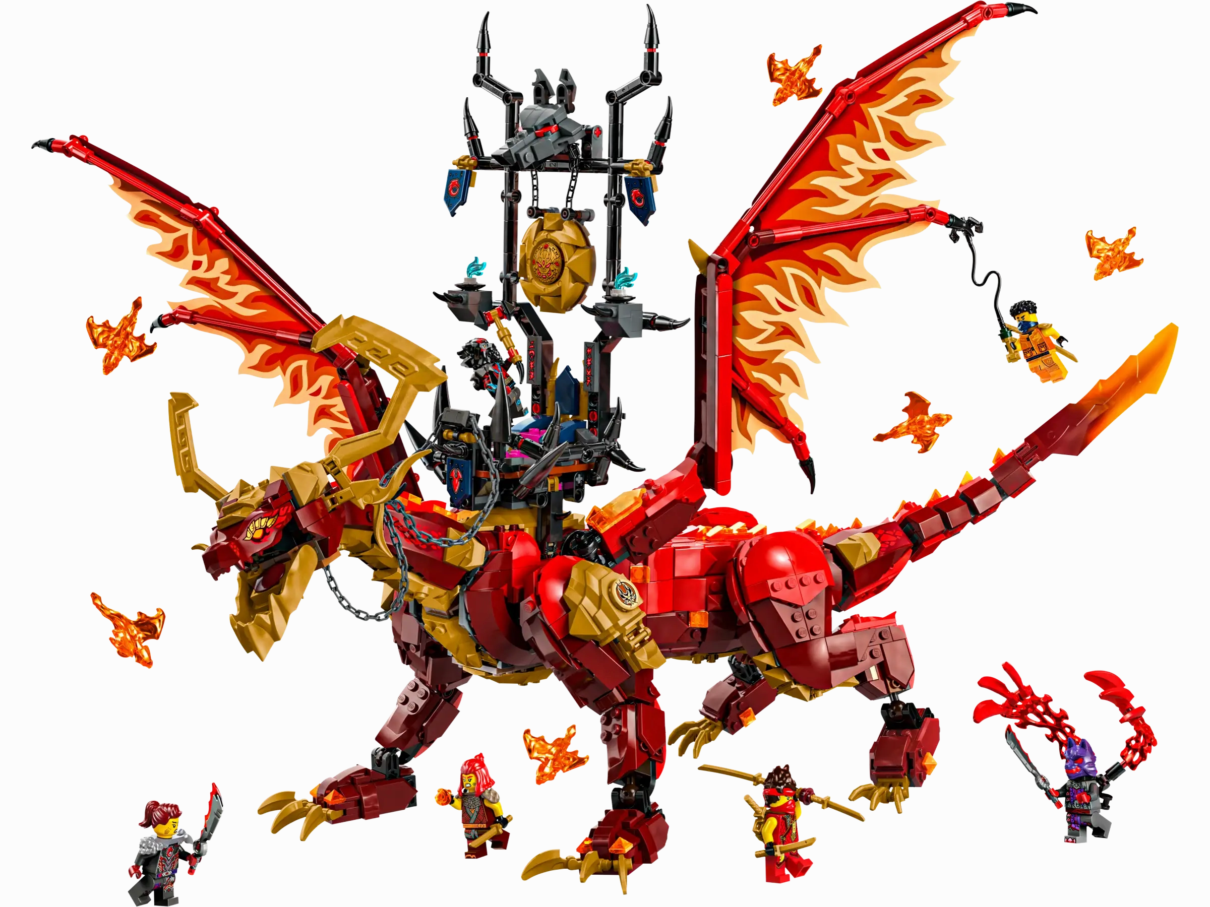 LEGO 71822 NINJAGO Source Dragon of Motion Solar Flare Magic Kingdom