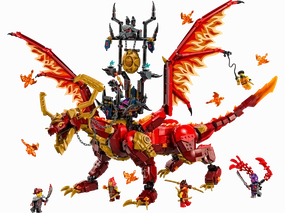 LEGO 71822 NINJAGO Source Dragon of Motion Solar Flare Magic Kingdom