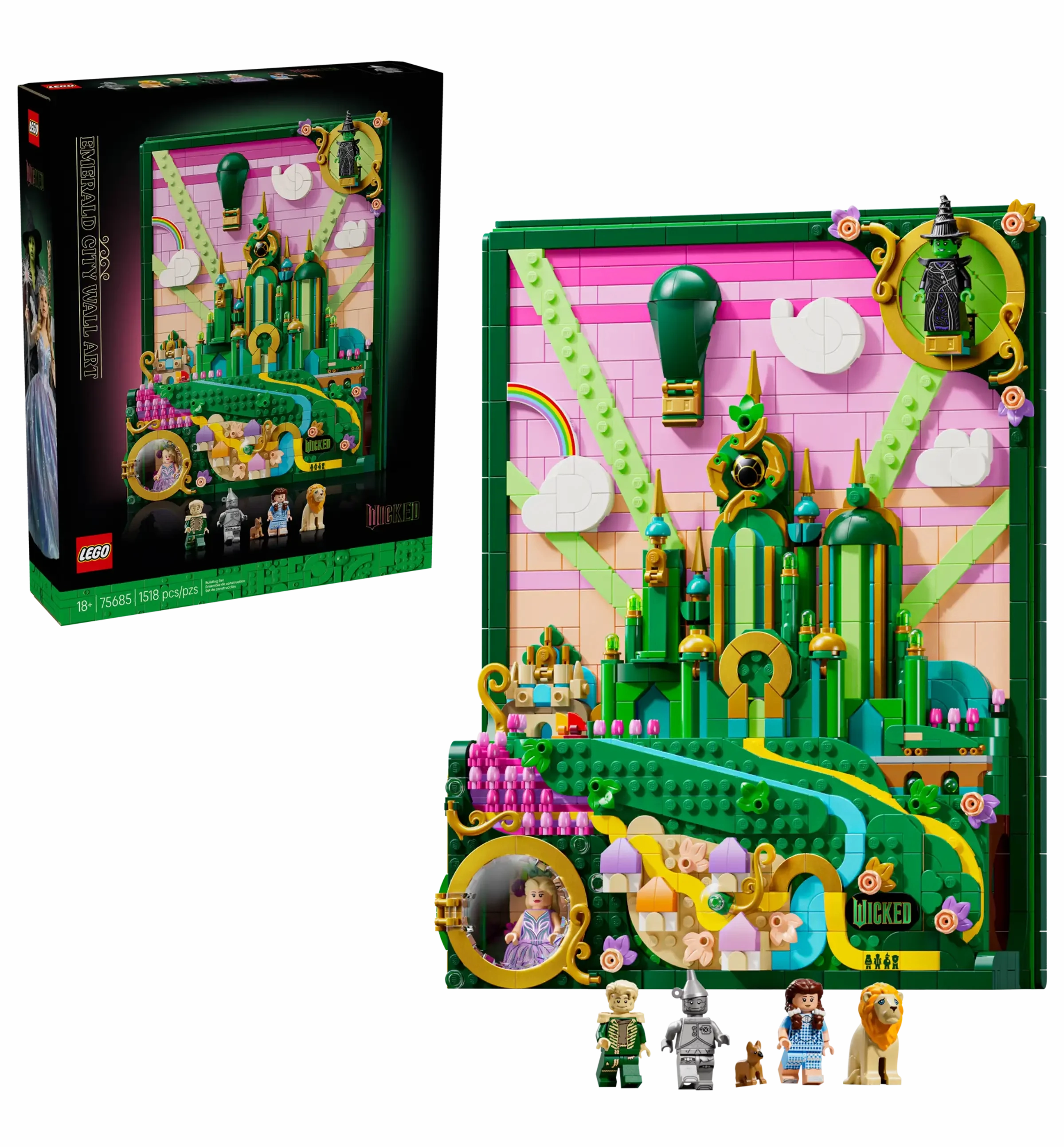 LEGO 75685 Wicked Emerald City Wall Art Prince Princess Monster Buddy