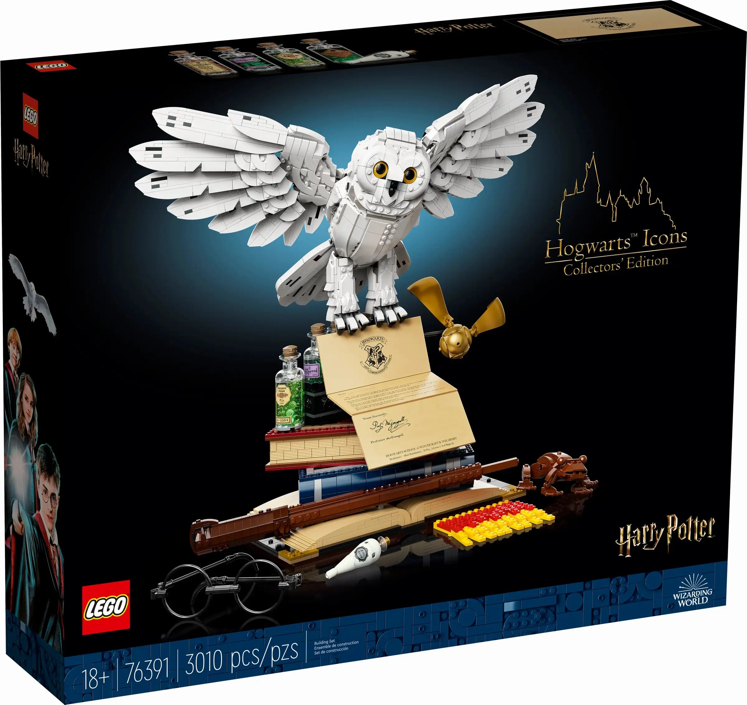 Knowledge Gain 3D Modeling LEGO 76391 Harry Potter Hogwarts? Icons - Collectors' Edition