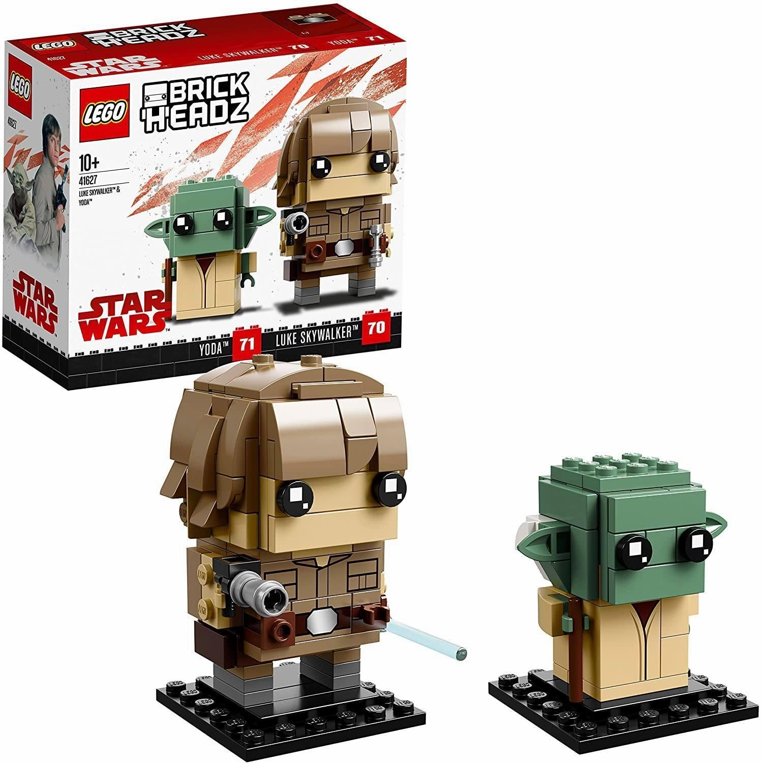 AI Assistant LEGO BRICKHEADZ 41627 Star Wars Luke Skywalker and Yoda Figures