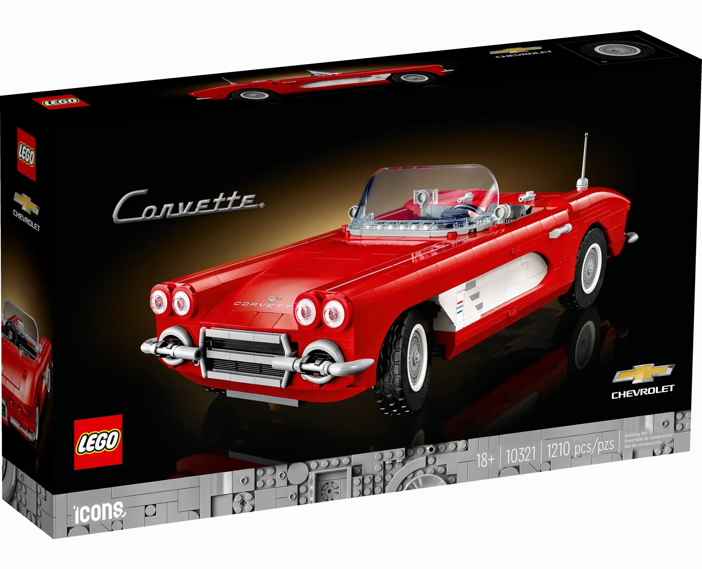 LEGO ICONS 10321 Corvette Logic Challenge