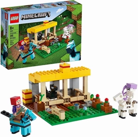LEGO MINECRAFT 21171 The Horse Stable Building Kit Recycling Project Bonus Content