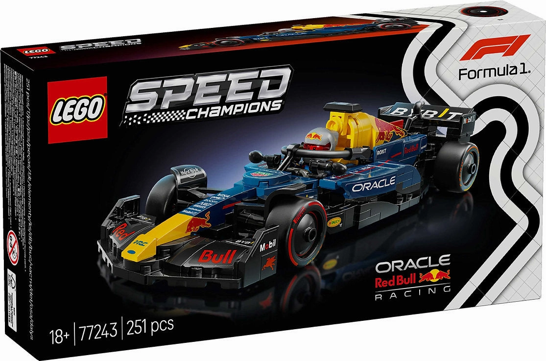 LEGO SPEED CHAMPIONS 77243 Oracle Red Bull Racing RB20 F1 Race Car Agility Training