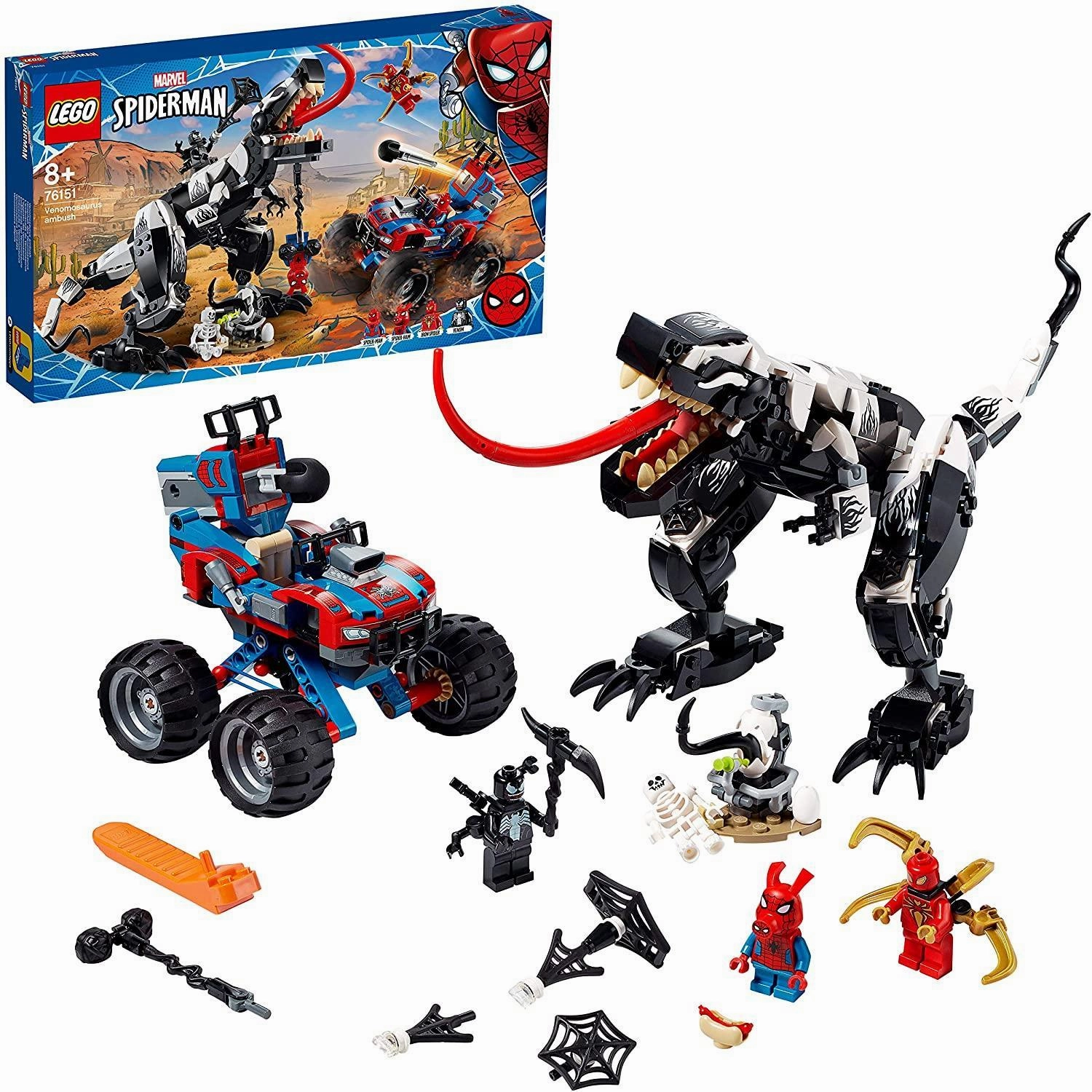 LEGO SPIDER-MAN 76151 Venomosaurus Ambush Building Set Science Kit Bar Elevate