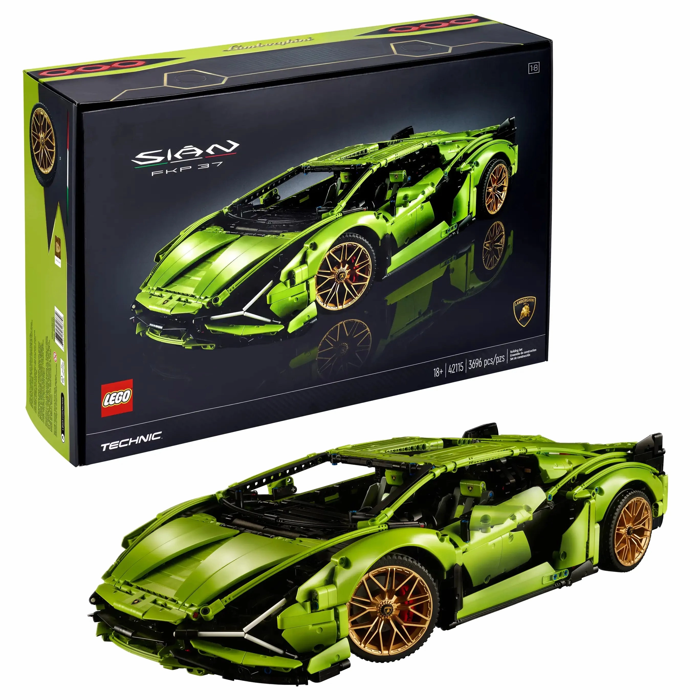 Difference Cause LEGO TECHNIC 42115 Lamborghini Si??n FKP 37 Race Car Model
