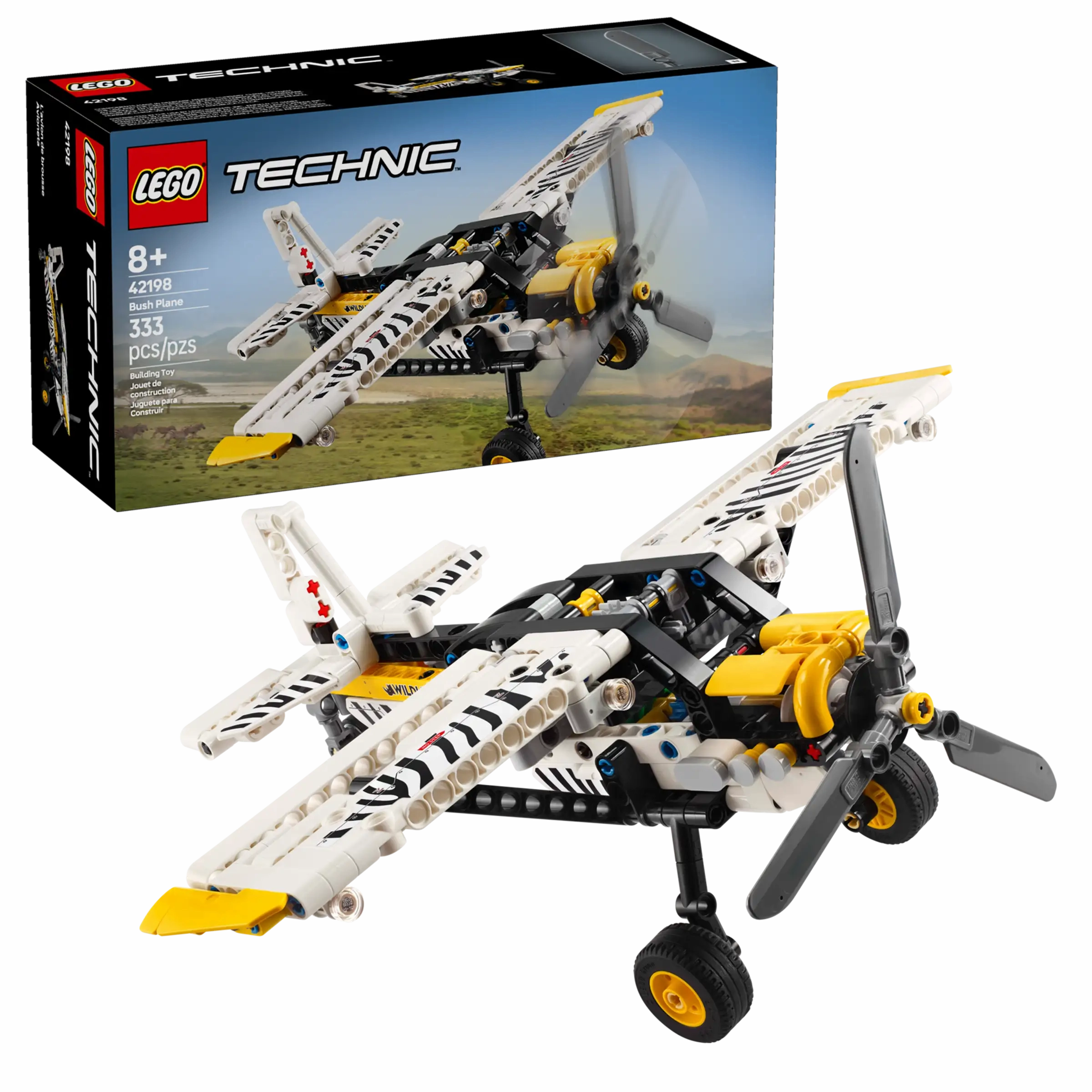 LEGO TECHNIC 42198 Bush Plane Vision Achieve Climbing Gear