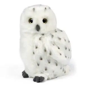 LIVING NATURE Snowy Owl 18cm Soft Toy Magic Kingdom