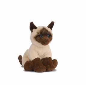 LIVING NATURE AN483 Siamese Cat 20cm Soft Toy Logic Puzzle