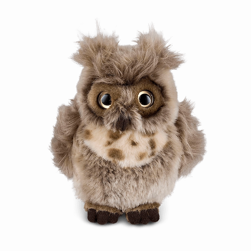 LIVING NATURE Brown Owl Soft Toy 18cm Perspective Develop