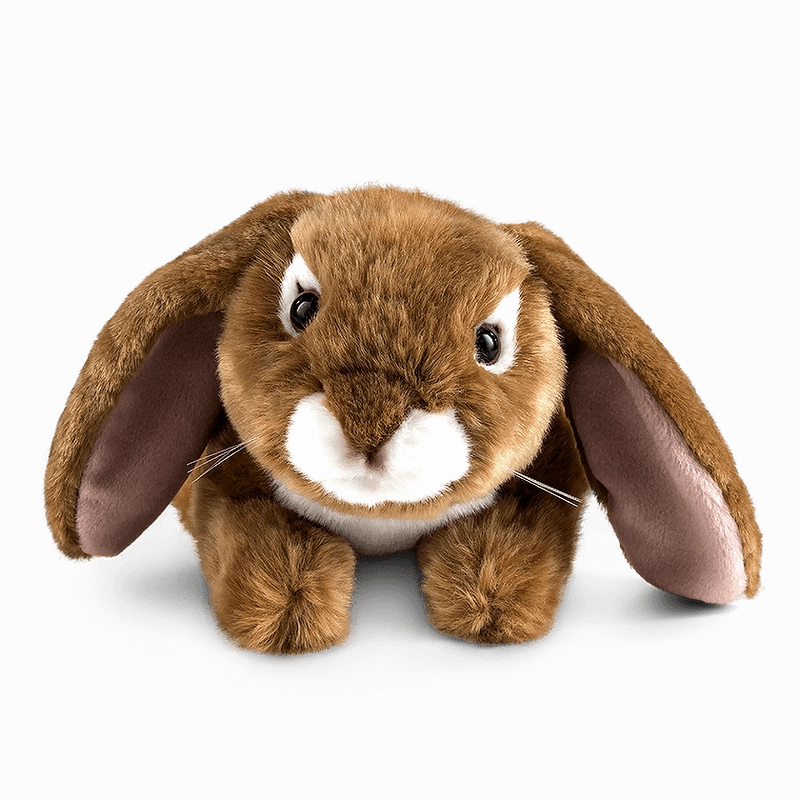 LIVING NATURE French Lop-Eared Rabbit  Brown 22cm Soft Toy Calendar Learning