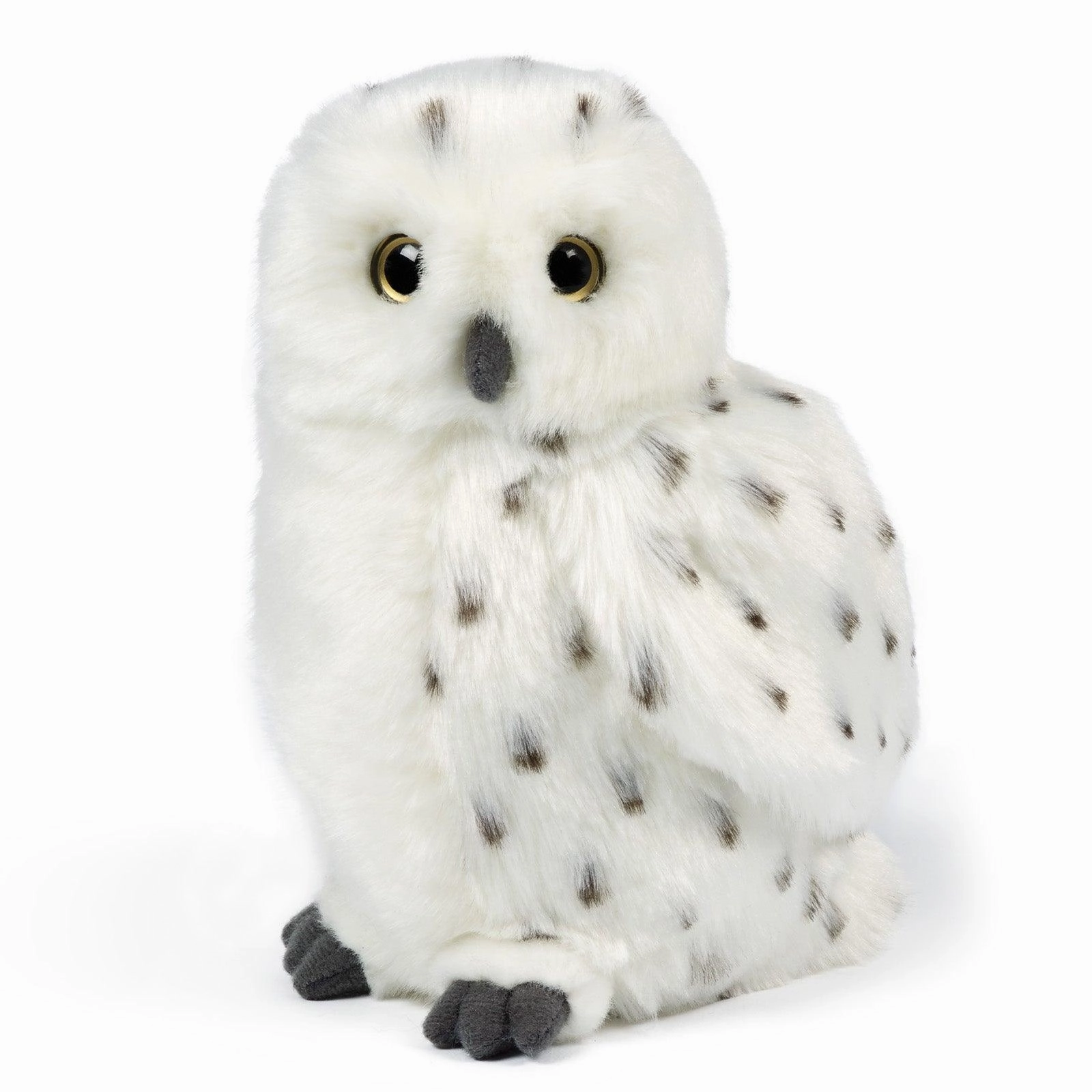 LIVING NATURE Snowy Owl 18cm Soft Toy Magic Kingdom