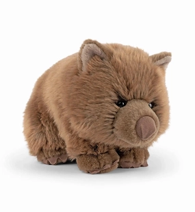 LIVING NATURE Wombat 25cm Plush UV Unwrap