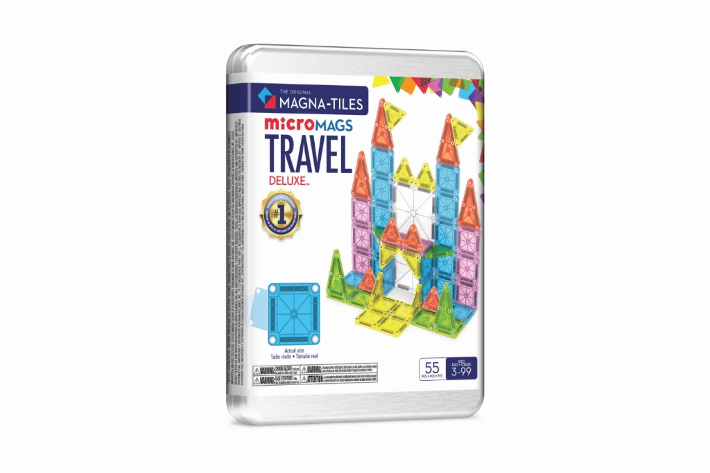Sound Quality MAGNA-TILES? microMAGS 55 Piece Deluxe Travel Set