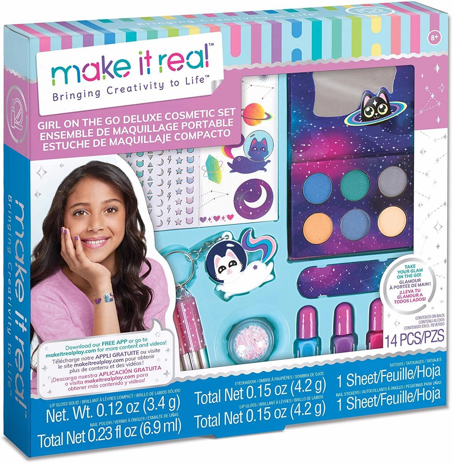 Make It Real Girl-on-The-Go Cosmetic Set Fantasy Hero Vibration Sense