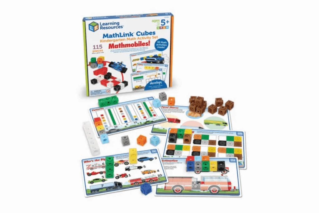 Mathlink Kindergarten Math Activity Set: Mathmobiles! Story Finish Patience Teach