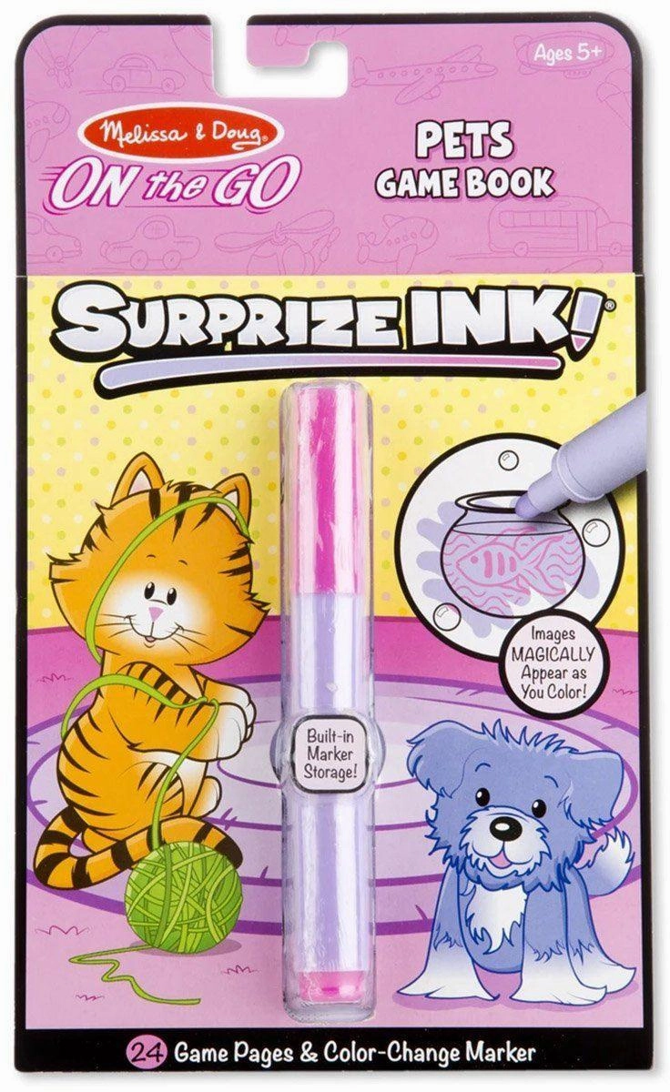 Bliss Experience Animation Kit Melissa & Doug 15287 Surprise Ink, On The Go - Pets Game Book