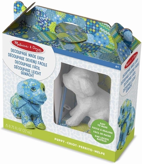 Push Walker Diffraction Pattern Melissa & Doug 40102 Decoupage Made Easy Puppy Paper Mache Craft Kit