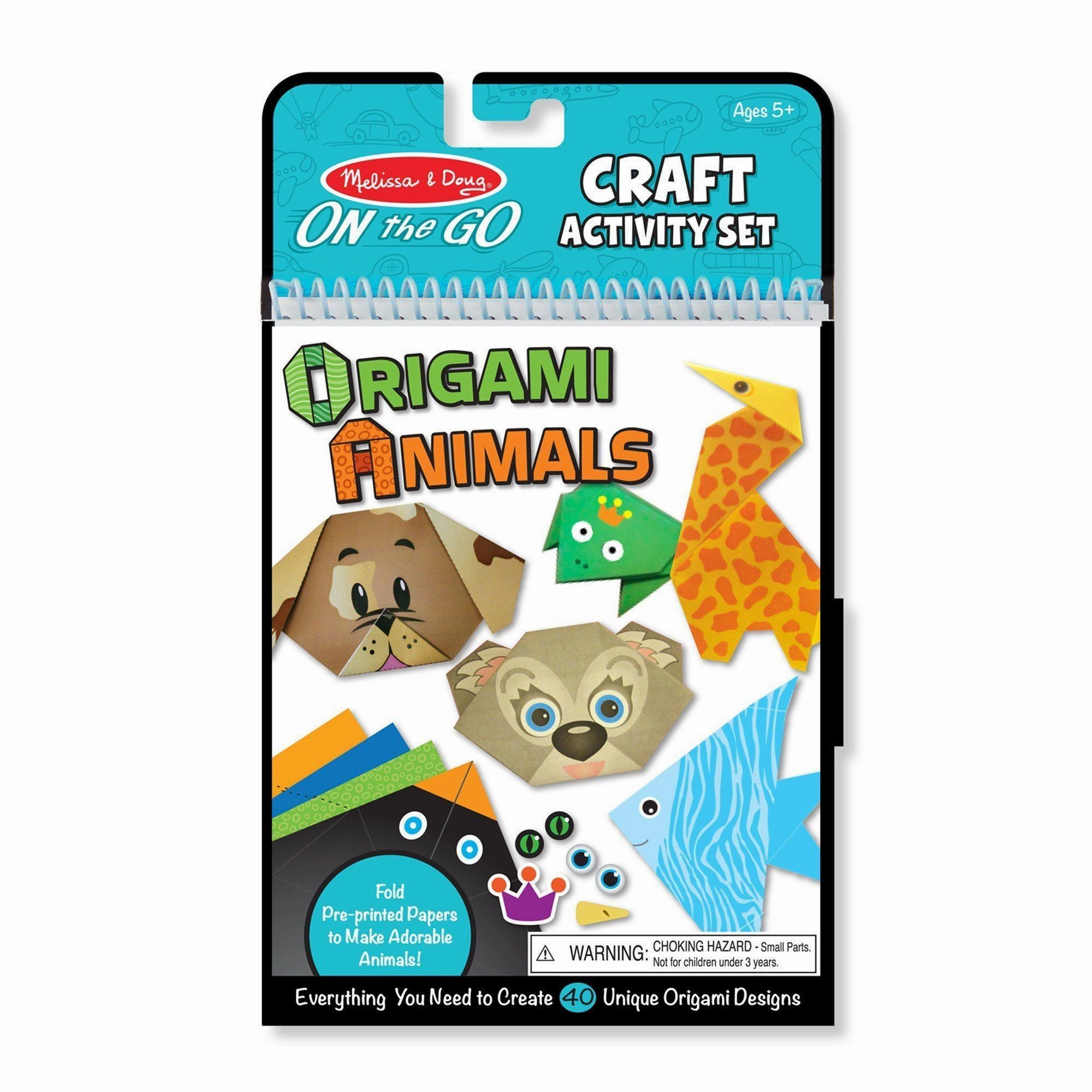 Melissa & Doug On-the-Go Crafts - Origami Animals Magic Search swimming pool