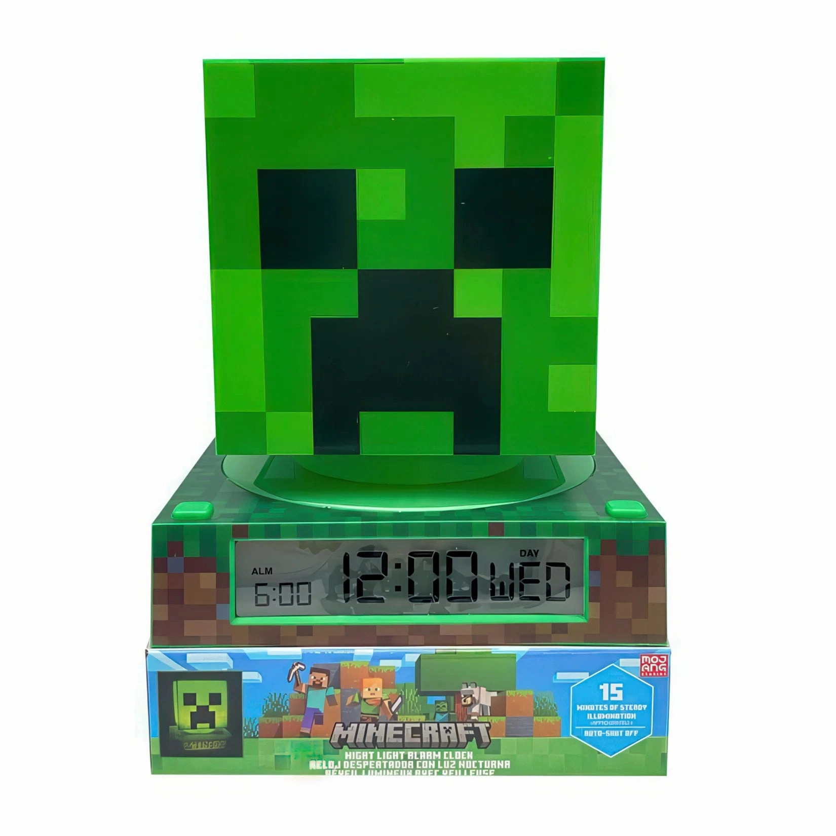 Minecraft 3D Lamp with Alarm Clock Cave Exploration Emergency Car