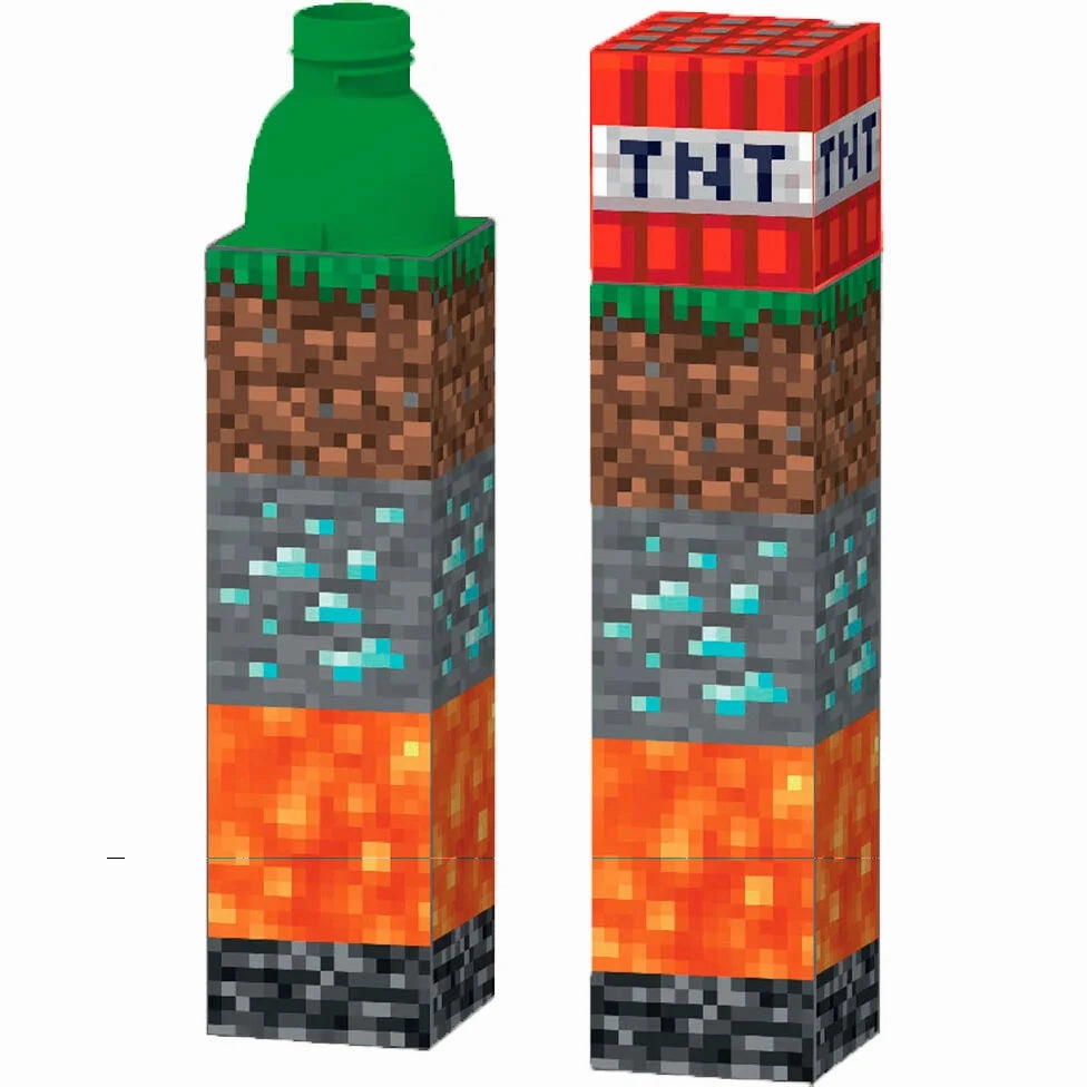 Unity Build Rock Collection Minecraft TNT Bottle 650ml