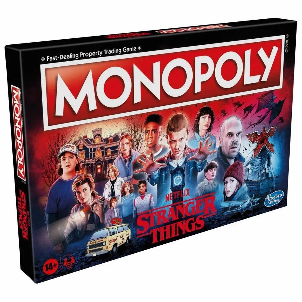 MONOPOLY Netflix Stranger Things Edition Board Game Landscape Design