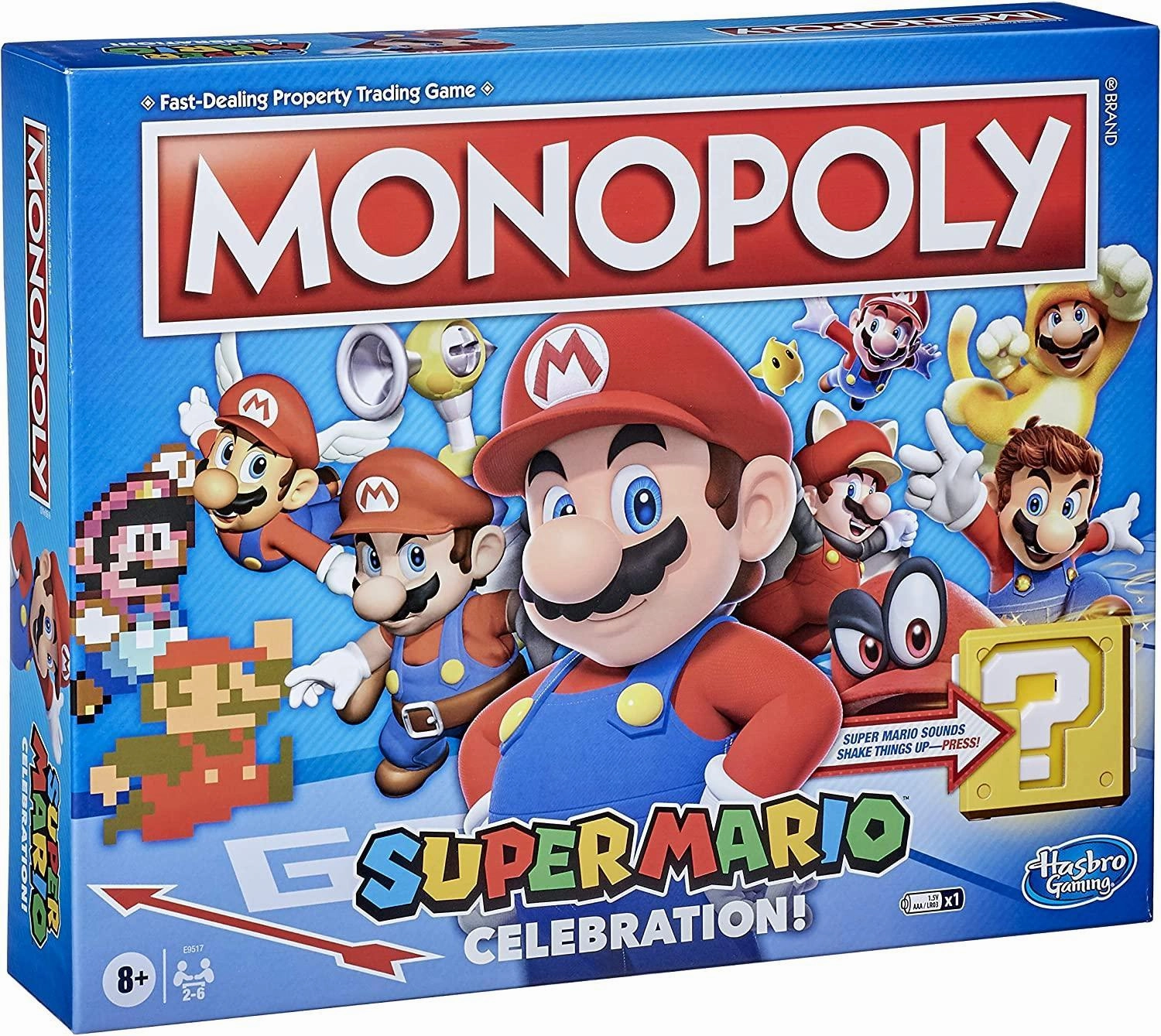 MONOPOLY Super Mario Celebration Edition Board Game Wish Respect