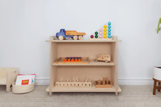 Lunar Cycle Montessori Shelves