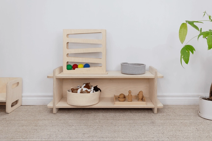 Joy Feel Energy Conserve Montessori Shelves