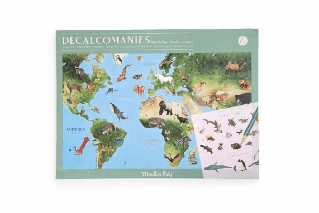 Moulin Roty Transfers Geometry Set